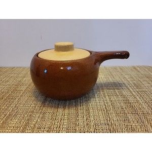 Vintage Watt Pottery Oven Ware Made in USA - Soup Crock with Lid